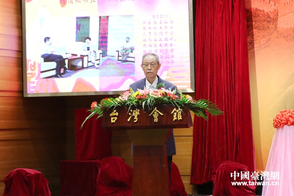 北京市黃埔軍校同學會副會長李熙宗致辭